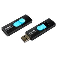 MEMORIA ADATA 32GB USB 2.0 UV220 RETRACTIL NEGRO-AZUL (AUV220-32G-RBKBL)