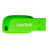 MEMORIA SANDISK 16GB USB 2.0 CRUZER BLADE Z50 ELECTRIC GREEN (SDCZ50C-016G-B35GE)