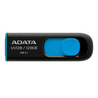 MEMORIA ADATA 128GB USB 3.2 UV128 RETRACTIL NEGRO-AZUL (AUV128-128G-RBE)