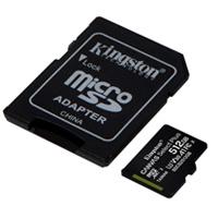 MEMORIA KINGSTON MICRO SD CANVAS SELECT PLUS 512GB UHS-I CLASE 10 C/ADAPTADOR (SDCS2/512GB)