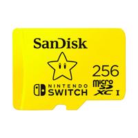 MEMORIA SANDISK MICRO SDXC 256GB NINTENDO SWITCH 100MB/S 4K U3 V30 (SDSQXAO-256G-GNCZN)