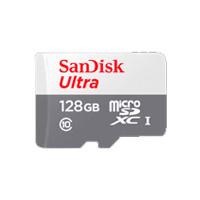 MEMORIA SANDISK MICRO SDXC 128GB ULTRA 100MB/S CLASE 10 C/ADAPTADOR