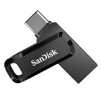 MEMORIA SANDISK ULTRA DUAL DRIVE GO USB 64GB TIPO-C / USB A 3.1 VELOCIDAD DE LECTURA 150MB/S COLOR NEGRO (SDDDC3-064G-G46)
