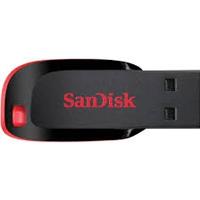 MEMORIA SANDISK 16GB USB 2.0 CRUZER BLADE Z50 NEGRO C/ROJO (SDCZ50-016G-B35)