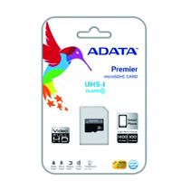 MEMORIA ADATA MICRO SDHC UHS-I 64GB CLASE 10 C/ADAPTADOR (AUSDX64GUICL10-RA1)