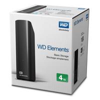 DISCO DURO EXTERNO WD ELEMENTS 4TB 3.5 ESCRITORIO USB3.0 NEGRO WINDOWS (WDBWLG0040HBK-NESN)