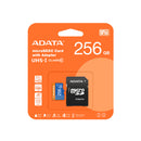 MEMORIA MICRO SD ADATA 256GB CLASE 10 AUSDX256GUICL10A1-RA