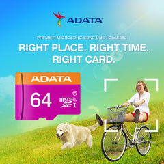 MEMORIA MICRO SD ADATA 064GB CLASE 10 AUSDX64GUICL10-RA1