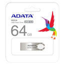 MEMORIA USB ADATA 064GB 2.0 UV210 PLATA METALICA AUV210-64G-RGD