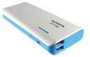 ADATA 1 POWER BANK CARGADOR PORTATIL PT100 5V 10,000 MAH BLANCO