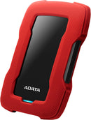 DISCO DURO EXTERNO 2 TERA ADATA 3.1 HD330 SLIM ROJO AHD330-2TU31-CRD