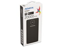 ADATA 1 POWER BANK CARGADOR PORTATIL 20,000 MAH NEGRO AP20000QCD-DGT-CBK