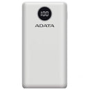 ADATA POWER BANK CARGADOR PORTATIL 20,000 MAH BLANCO AP20000QCD-DGT-CWH