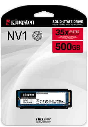 DISCO DURO SATA ESTADO SOLIDO SSD 500GB NV1 KINGSTON SNVS/500G