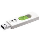 MEMORIA USB ADATA 64GB UV320 BLANCO/ VERDE 3.2 AUV320-64G-RWHGN