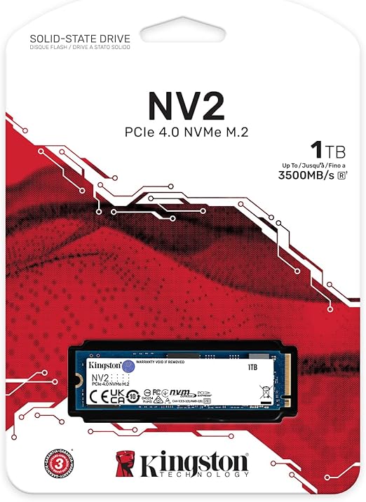 DISCO DURO ESTADO SOLIDO M.2 1TB NV2 KINGSTON SNV2S/1000G