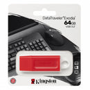 MEMORIA USB KINGSTON 64GB DTX EXODIA USB 3.2 ROJO KC-U2G64-7GR