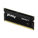 MEMORIA RAM KINGSTON DDR5 SODIMM 8GB 4800MHz IMPACT BLACK KF548S38IB-8