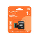 MEMORIA MICRO SD ADATA SDXC 1TB C10, U3, V30S, 4K  AUSDX1TUI3V30SA2-RA1