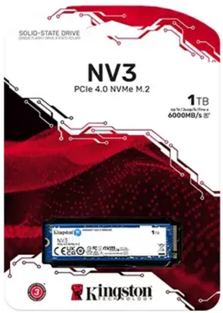 DISCO DURO ESTADO SOLIDO M.2 1TB NV3 KINGSTON SNV3S/1000G