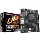 TARJETA MADRE GIGABYTE A520M K V2 AMD S-AM4 3A GEN/2XDDR4 3200/HDMI/DVI/VGA/4XUSB 3.2/M.2/MICRO ATX