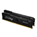 MEMORIA RAM KINGSTON DDR4 16GB KIT (2X8GB) 3200 MHZ FURY BEAST KF432C16BBK2/16