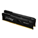 MEMORIA RAM KINGSTON DDR4 16GB KIT (2X8GB) 3200 MHZ FURY BEAST KF432C16BBK2/16