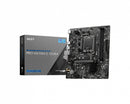 TARJETA MADRE MSI PRO H610M-S DDR4 INTEL 1700 PCIE HDMI USB M.2 MICRO ATXGAMA BASICA