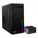 STYLOS GABINETE SECAI MICRO TOWER STGASC1B USB 3.5MM RGB FUENTE 500W