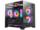 STYLOS GABINETE PANZER II CUBO M ATX XZGAMC2B 3 VENTILADORES ARGB NEGRO