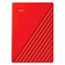 DISCO DURO EXTERNO WD MY PASSPORT 2TB 2.5 PORTATIL USB3.0 ROJO WINDOWS BACKUP ENCRIPTACION WDBYVG0020BRD-WESN