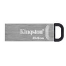 MEMORIA FLASH USB KINGSTON DATA TRAVELER KYSON 64GB GEN 1 3.2 TIPO A METAL (DTKN/64GB)