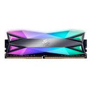 MEMORIA XPG SPECTRIX D60G UDIMM DDR4 16GB PC4-25600 3200MHZ CL16 1.35V RGB CON DISIPADOR PC/GAMER COLOR GRIS (AX4U320016G16A-ST60)