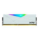 MEMORIA XPG SPECTRIX D50 UDIMM DDR4 8GB PC4-25600 3200MHZ CL16 1.35V RGB CON DISIPADOR PC/GAMER COLOR BLANCO (AX4U32008G16A-SW50)