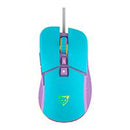 MOUSE OPTICO OCELOT GAMING OCM CANDY BLUE / RGB / 7200 DPI AJUSTABLES / 7 BOTONES / USB / AZUL CON MORADO
