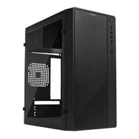 GABINETE ACTECK KIOTO GC220 / MICRO ATX SLIM / MICRO ATX  MINI ITX / FUENTE 500W / PANEL ACRILICO  METAL / NEGRO / AC-933063