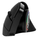 MOUSE ACTECK OPTIMIZE MI690 / VERTICAL / INALAMBRICO / RECEPTOR USB / RECARGABLE / OPTICO / 2400 DPI AJUSTABLE / NEGRO / AC-933049