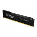 MEMORIA RAM KINGSTON DIMM DDR4 16GB 3600MT/S FURY BEAST BLACK CL18 288PIN 1.35V C/DISIPADOR DE CALOR P/PC/GAMER/ALTO RENDIMIENTO KF436C18BB/16
