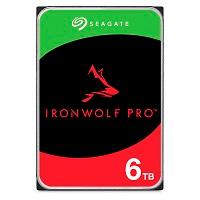 DISCO DURO INTERNO SEAGATE IRONWOLF PRO 6TB 3.5 ESCRITORIO SATA3 6GB/S 256MB 7200RPM 24X7 HOT-PLUG NAS SIN LIMITE DE BAHIAS