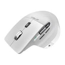 MOUSE ACTECK VIRTUOS PRO MI780 / VERTICAL / INALAMBRICO / DUAL BLUETOOTH USB / RECARGABLE / SCROLL HORIZONTAL / OPTICO / 8 BOTONES / 3200 DPI AJUSTABLE / BLANCO / AC-936194