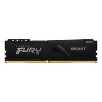 MEMORIA RAM KINGSTON DIMM ddr4 8GB 3600MT/S FURY BEAST BLACK XMP CL17 288PIN 1.35V C/DISIPADOR DE CALOR P/PC/GAMER/ALTO RENDIMIENTO KF436C17BB/8