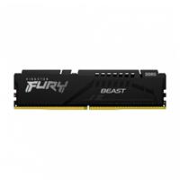 MEMORIA RAM KINGSTON DIMM ddr5 16GB 5600MT/S FURY BEAST BLACK XMP CL40 288PIN 1.25V C/DISIPADOR DE CALOR P/PC/GAMER/ALTO RENDIMIENTO KF556C40BB-16