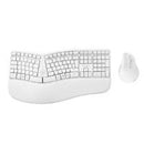 KIT ACTECK CREATOR VIRTUOS FITT MK770 / TECLADO Y MOUSE VERTICAL / INALAMBRICO / USB / MULTIMEDIA / 118 TECLAS / ESPA?OL / RECARGABLE / 2400 DPI AJUSTABLE/ OPTICO / BLANCO / AC-936255
