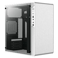 GABINETE ACTECK PERFORMANCE II GI215W / MINI TORRE / MICRO ATX - ITX / FUENTE DE PODER 500W INCLUIDA / PANEL ACRILICO - METAL / BLANCO / AC-935852