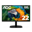 MONITOR LED AOC 22B2HM2 / COLOR NEGRO / PANEL VA 21.5 / HDMI Y VGA / ASPECTO 16:9 / TIEMPO DE RESPUESTA 4MS / VESA 100X100 MM / 1920 X 1080 / 100  HZ / CONTRASTE 20 000 000:1 / BRILLO 250 CD/M2