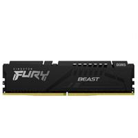 MEMORIA RAM KINGSTON DIMM ddr5 32GB 2X16GB 5200MT/S FURY BEAST BLACK EXPO CL36 288PIN 1.25V C/DISIPADOR DE CALOR P/PC/GAMER/ALTO RENDIMIENTO KF552C36BBEK2-32
