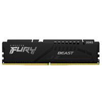 MEMORIA RAM KINGSTON DIMM ddr5 32GB 5200MT/S FURY BEAST BLACK EXPO CL36 288PIN 1.25V C/DISIPADOR DE CALOR P/PC/GAMER/ALTO RENDIMIENTO KF552C36BBE-32