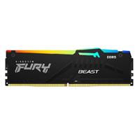 MEMORIA RAM KINGSTON DIMM DDR5 32GB 5200MT/S FURY BEAST BLACK EXPO RGB CL36 288PIN 1.25V C/DISIPADOR DE CALOR P/PC/GAMER/ALTO RENDIMIENTO KF552C36BBEA-32