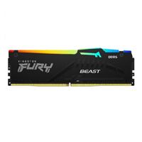 MEMORIA RAM KINGSTON DIMM ddr5 16GB 6000MT/S FURY BEAST BLACK EXPO RGB CL30 288PIN 1.4V C/DISIPADOR DE CALOR P/PC/GAMER/ALTO RENDIMIENTO KF560C30BBEA-16