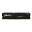 MEMORIA RAM KINGSTON DIMM DDR5 32GB 6000MT/S FURY BEAST BLACK EXPO CL36 288PIN 1.35V C/DISIPADOR DE CALOR P/PC/GAMER/ALTO RENDIMIENTO KF560C36BBE-32